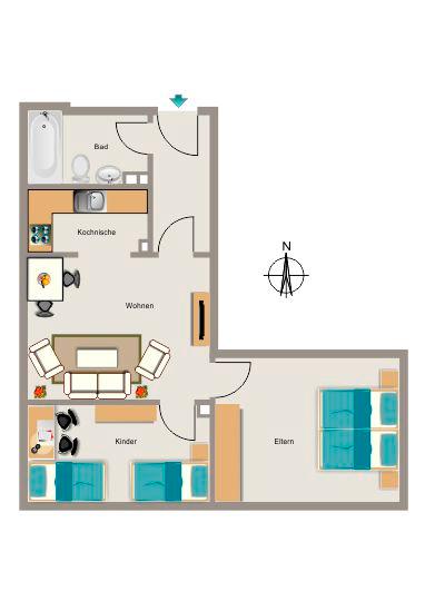 VIVAWEST modernisiert Ihre neue Wohnung. zimmer