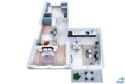 Wohnung Dachau - 3 Zimmer, 68 m&sup2;, 1.560&euro; | Angebot:27033074