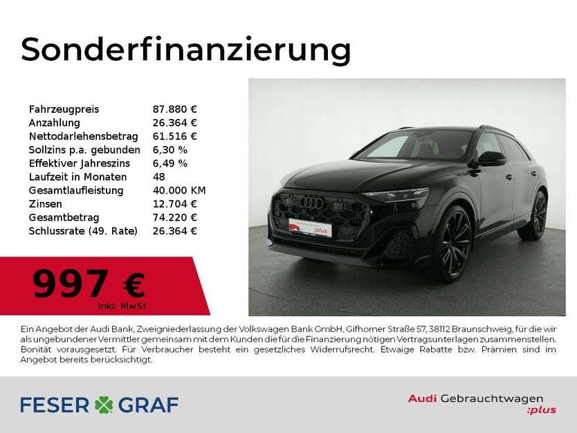 Audi Q8 17.400 km 87.880 € Nürnberg 90411