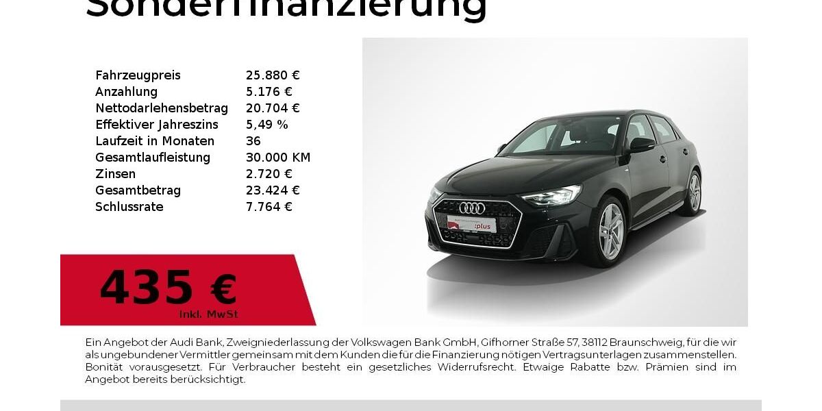 Audi A1 29.300 km 25.480 &euro; Nürnberg 90441