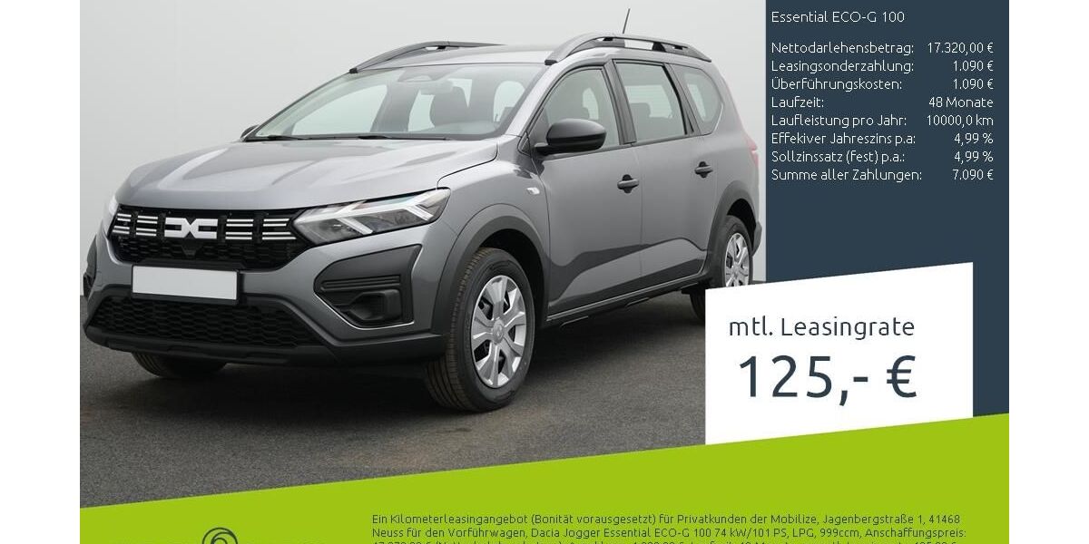 Dacia Jogger 5.500 km 17.320 &euro; Ahaus 48683