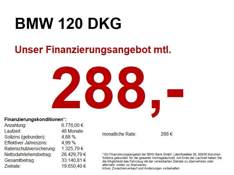 BMW 120 6.621 km 33.298 € Buchen- Hettingen 74722