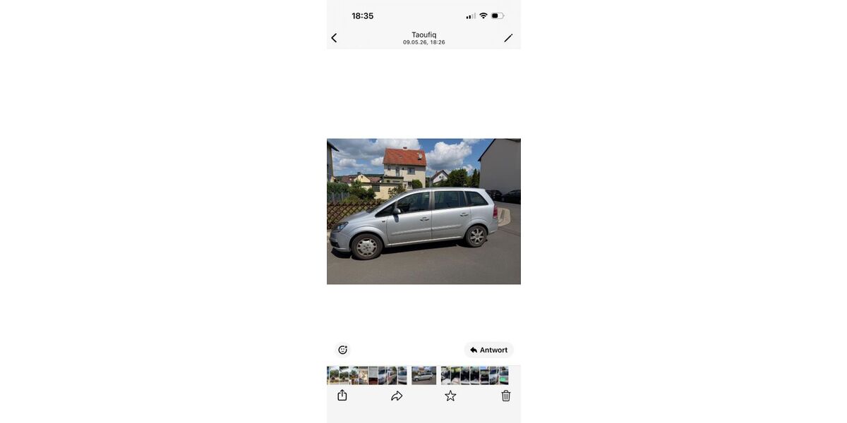 Opel Zafira 234.000 km 1.100 &euro; Linsengericht 63589
