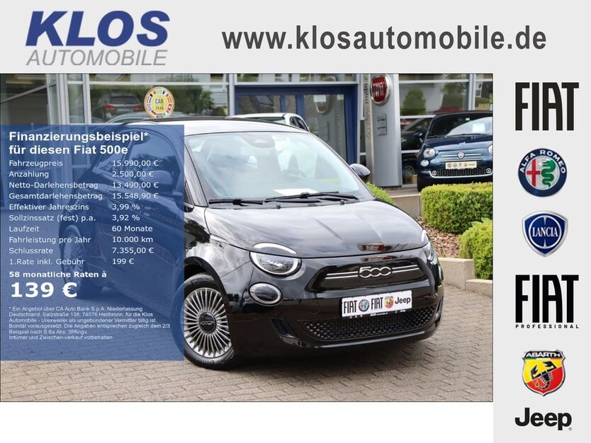 Fiat 500e 8.188 km 15.990 € Marpingen 66646