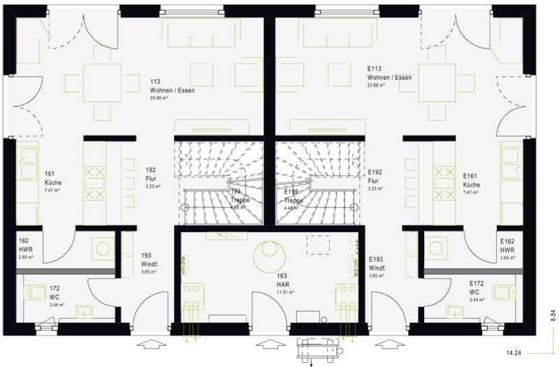 Mehrfamilienhaus, Wohnhaus Geseke Störmede - 1 Zimmer, 170 m&sup2;, 479.029&euro; | Angebot:26816642