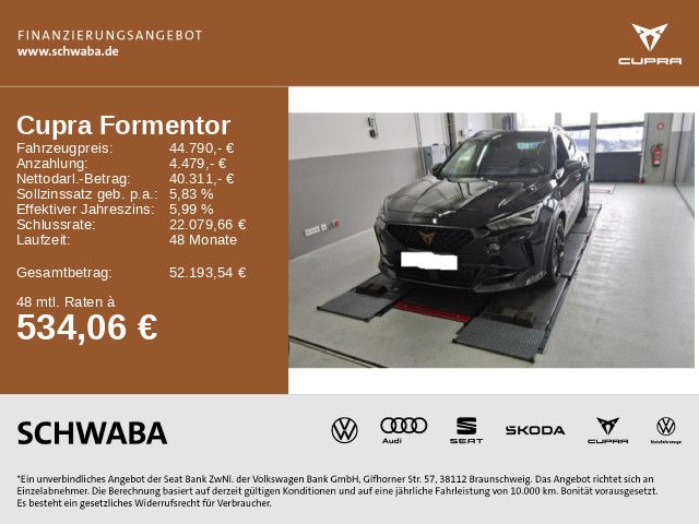 Cupra Formentor 44.800 km 44.790 € Gersthofen 86368