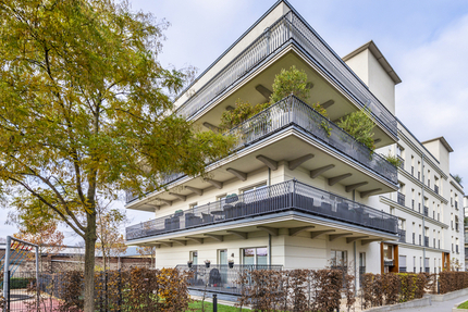 Wohnen in hochwertigem Ambiente mit internationalem Flair. Möblierte 2 Zimmer-Dachterrassen-Wohnung - Haus Düsseldorf Heerdt | Angebot:26645368