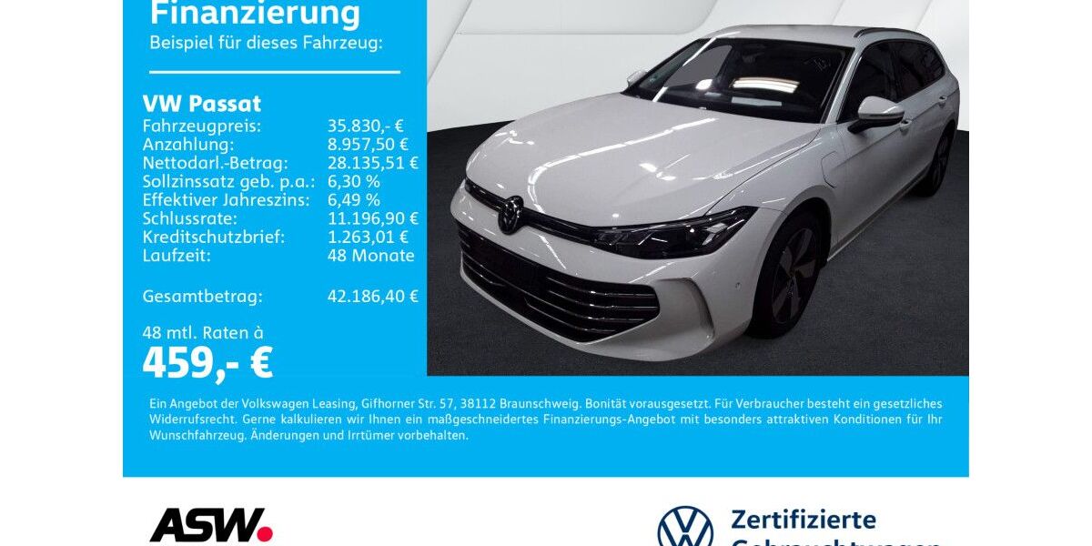 VW Passat 25.600 km 35.830 &euro; Bad Rappenau 74906
