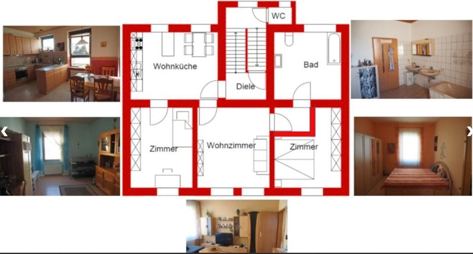 Etagenwohnung Geisenheim - 1 Zimmer, 70 m&sup2;, 350&euro; | Angebot:26547113