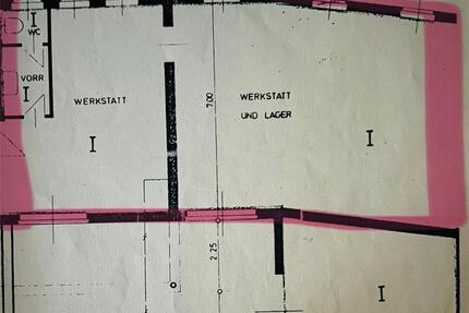 Werkstatt mit Lager zimmer
