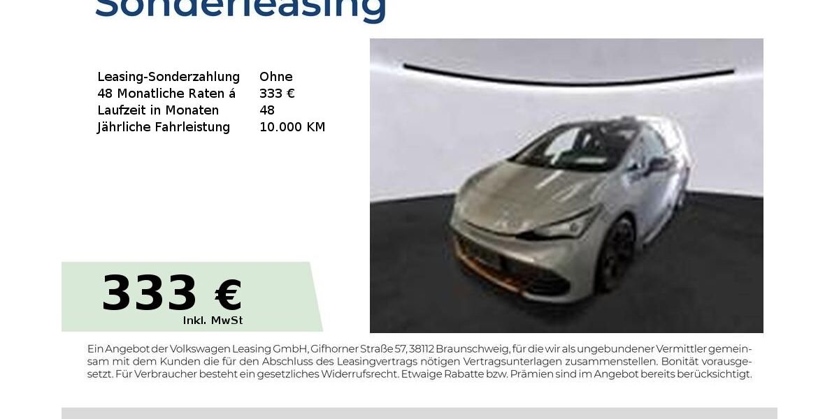 Cupra Born 22.511 km 27.740 &euro; Bernburg 06406