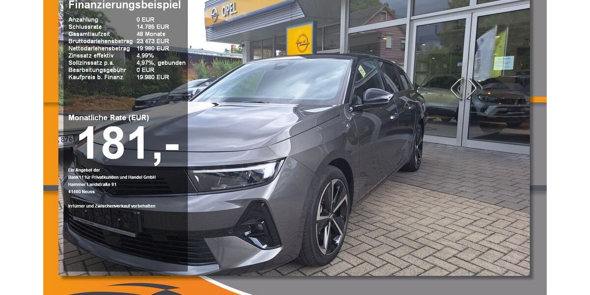 Opel Astra 10.586 km 22.280 &euro; Sonneberg 96515