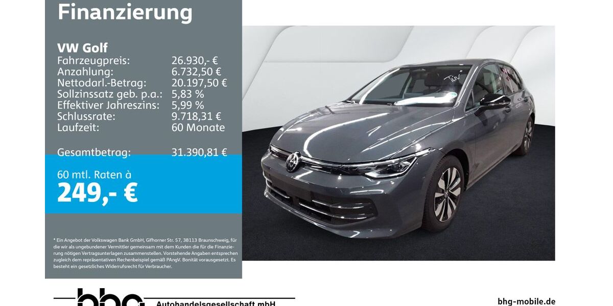 VW Golf 25.038 km 26.930 &euro; Albstadt 72458