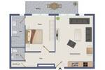 Etagenwohnung Hückeswagen Innenstadt - 2 Zimmer, 60 m&sup2;, 260.000&euro; | Angebot:26106199