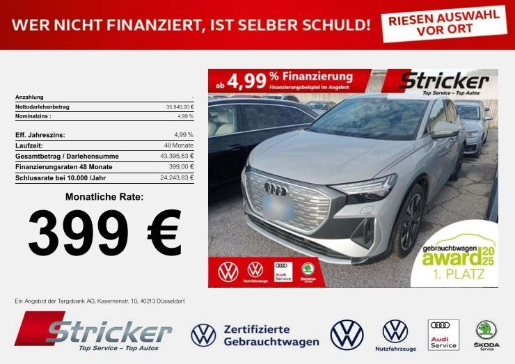 Audi Q4 e-tron 35.025 km 35.939 &euro; Horn-Bad Meinberg 32805
