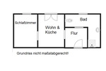 Etagenwohnung Doberschau-Gaußig Gaußig - 1 Zimmer, 36 m&sup2;, 200&euro; | Angebot:25219057