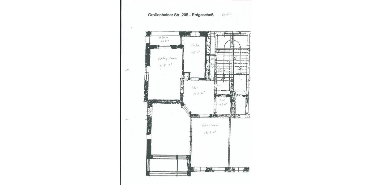 Erdgeschoßwohnung Dresden Pieschen - 2 Zimmer, 62 m&sup2;, 530&euro; | Angebot:26268495
