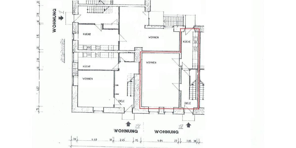 Etagenwohnung Malchow - 3 Zimmer, 89 m&sup2;, 580&euro; | Angebot:26179871