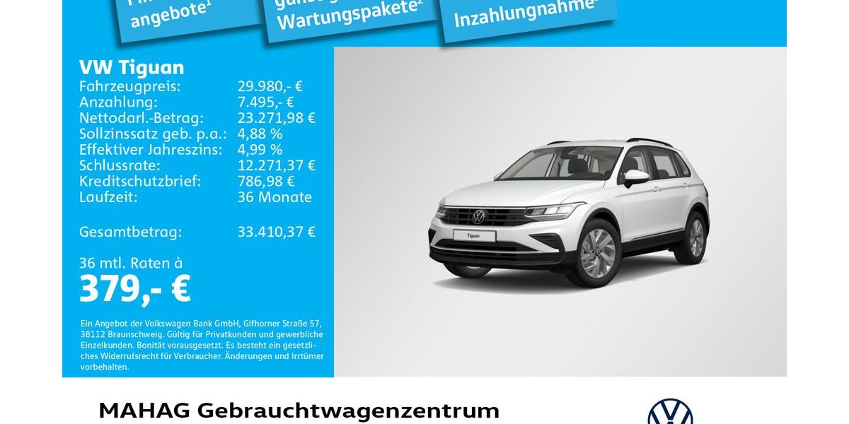 VW Tiguan 31.545 km 29.980 &euro; München 80935