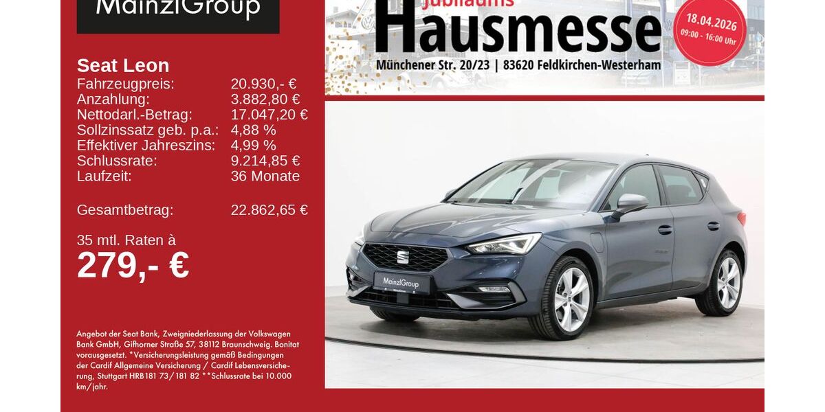Seat Leon 83.899 km 20.730 &euro; Feldkirchen/Westerham 83620