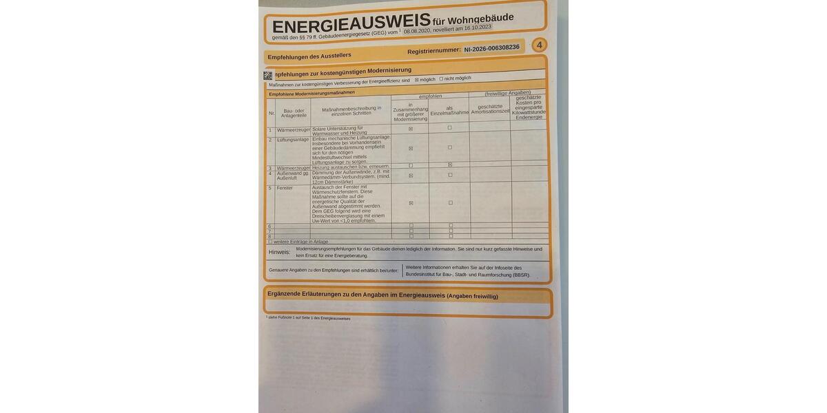 Einfamilienhaus Rosdorf - 3 Zimmer, 90 m&sup2;, 180.000&euro; | Angebot:26316335