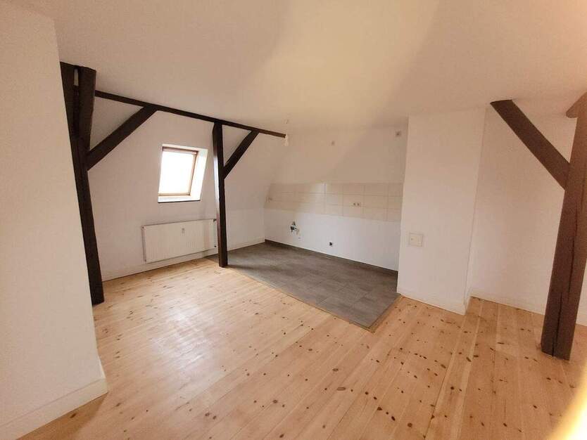 Frisch renovierte Wohnung im Dachgeschoss sucht neuen Mieter. 2 zimmer