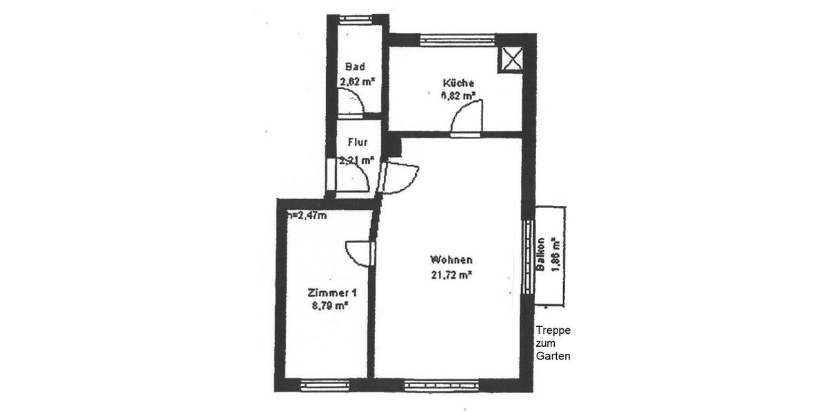 Erdgeschoßwohnung Kiel Elmschenhagen - 2 Zimmer, 43 m&sup2;, 453&euro; | Angebot:26379229