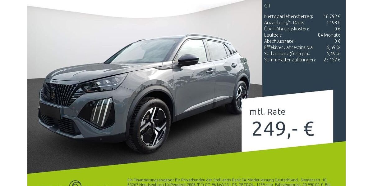 Peugeot 2008 41.219 km 20.990 &euro; Ahaus 48683