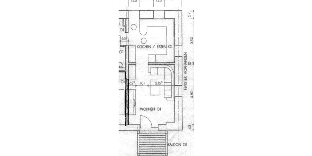 Charmantes 1-Zimmer-Apartment mit Einbauküche und Terrasse im Grünen! - Erdgeschoßwohnung Kriebstein Ehrenberg | Angebot:26560711