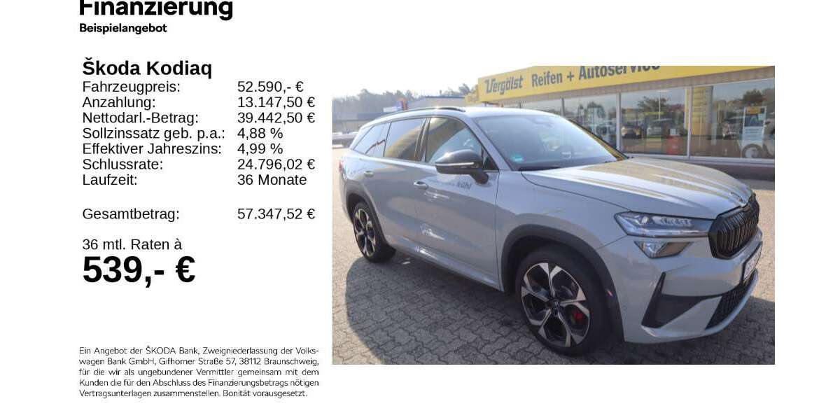 Skoda Kodiaq 6.500 km 52.190 &euro; Gifhorn 38518