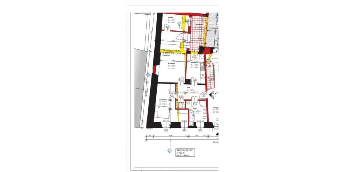 Erdgeschoßwohnung Bernburg (Saale) - 3 Zimmer, 82 m&sup2;, 550&euro; | Angebot:26115131