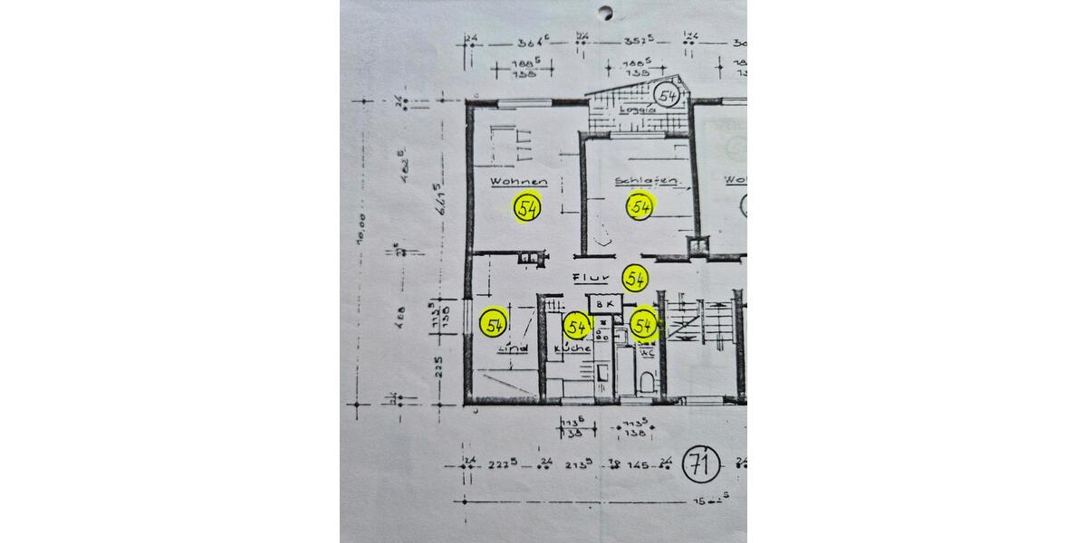 Etagenwohnung Frankfurt am Main Nord-Ost - 3 Zimmer, 56 m&sup2;, 285.000&euro; | Angebot:26317313