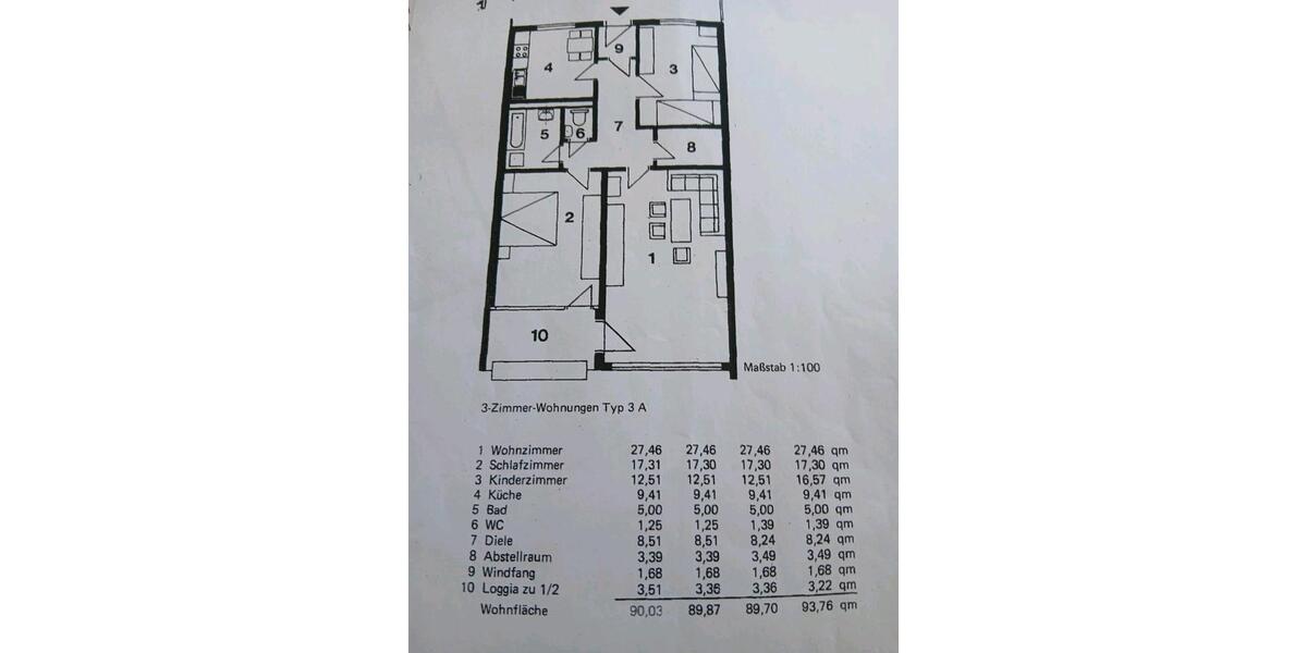 Etagenwohnung Durach - 3 Zimmer, 90 m&sup2;, 370.000&euro; | Angebot:26897680