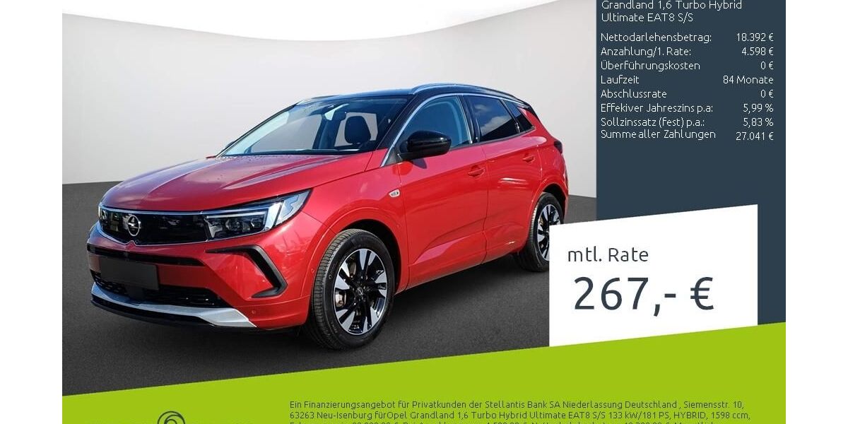 Opel Grandland (X) 61.843 km 22.990 &euro; Bocholt 46395