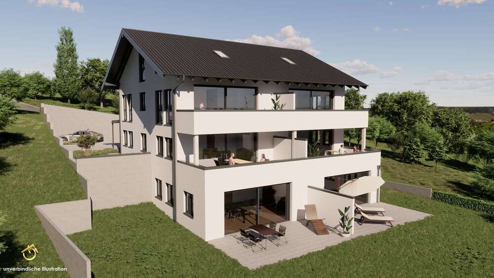 Etagenwohnung Oberstaufen / Wiedemannsdorf Wiedemannsdorf - 2 Zimmer, 77 m&sup2;, 384.000&euro; | Angebot:25142705