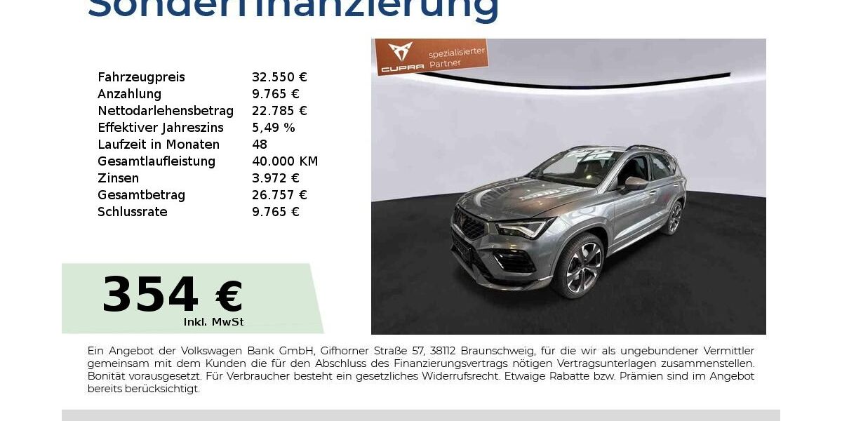 Cupra Ateca 36.350 km 32.550 &euro; Nürnberg 90441