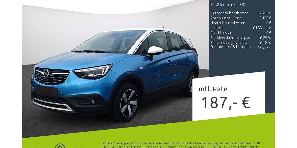 Opel Crossland (X) 43.728 km 15.990 &euro; Bocholt 46395