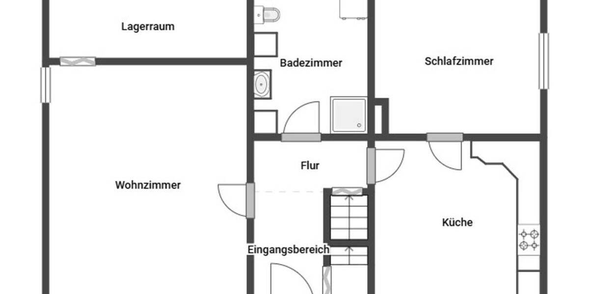 Einfamilienhaus Hagenow - 2 Zimmer, 85.000&euro; | Angebot:26879619