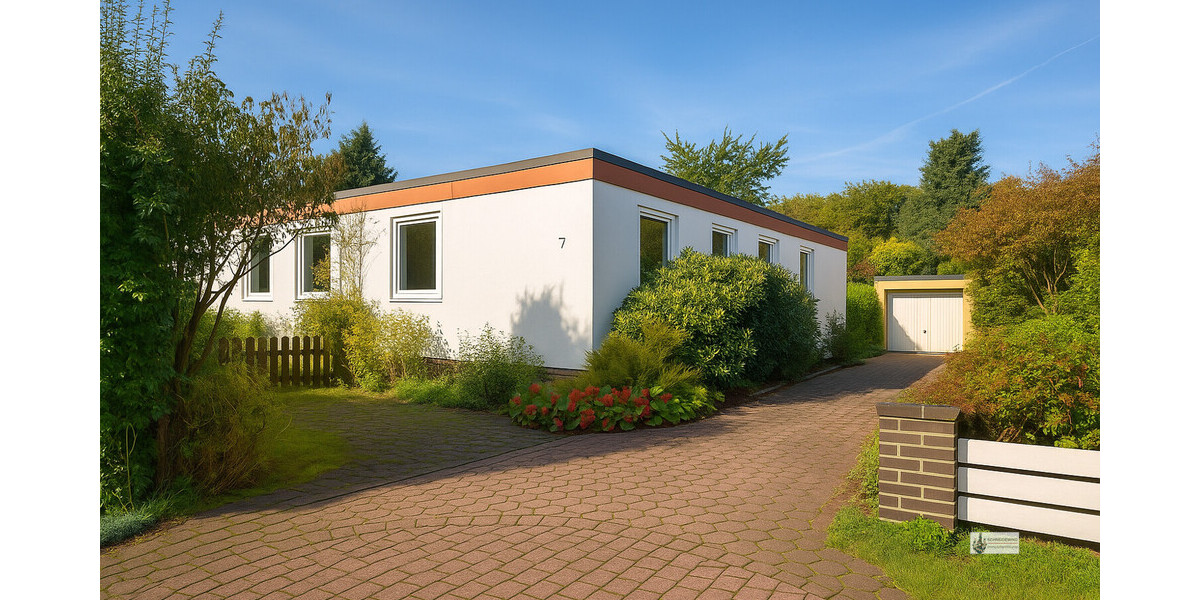 EFH Bungalow mit viel Potential in ruhiger Lage + Garage + Garten + Vollkeller Genießen Sie es! - Einfamilienhaus Syke / Siedlung Gessel Siedlung Gessel | Angebot:25253186