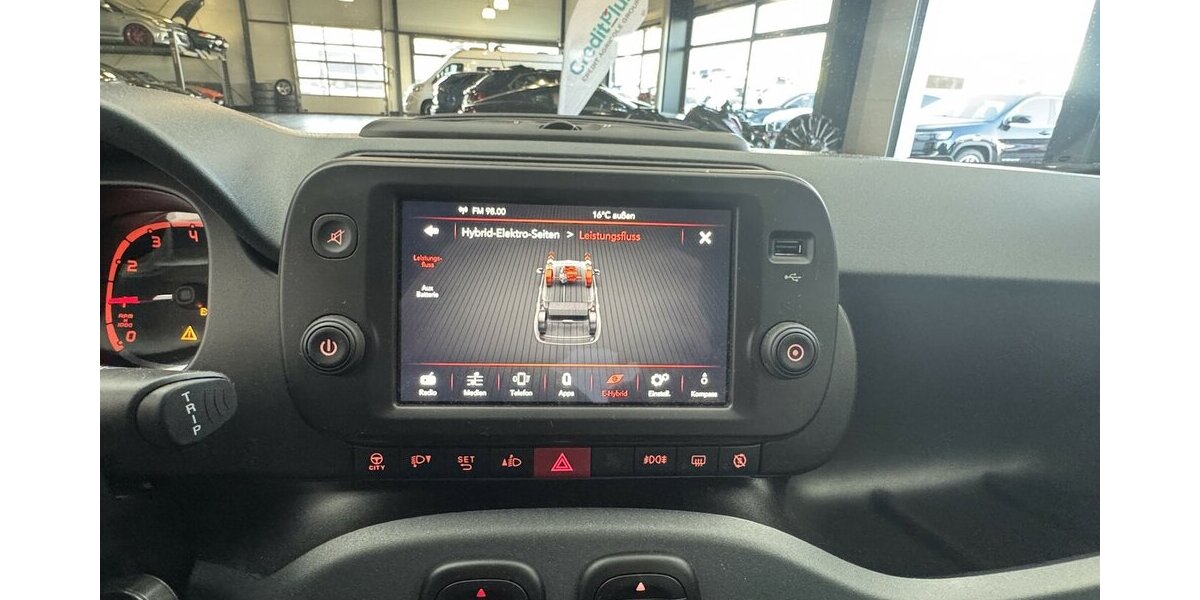 Fiat Panda Cross Red 1.0 Hybrid 1.Hand Neuwertig! 38.820 km 11.740 &euro; Lich 35423