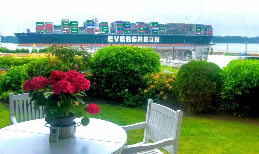 Provisionsfrei* Elbblick, WHG am Strandweg, Wasserblick, Elbe bei Hamburg - 3- Wedel | Angebot:26597586