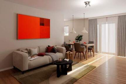 Großzügige Wohnung mit Süd-Balkon und Keller 4 zimmer