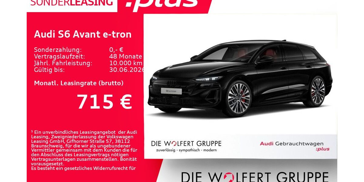 Audi S6 e-tron 10.366 km 79.260 &euro; Großwallstadt 63868