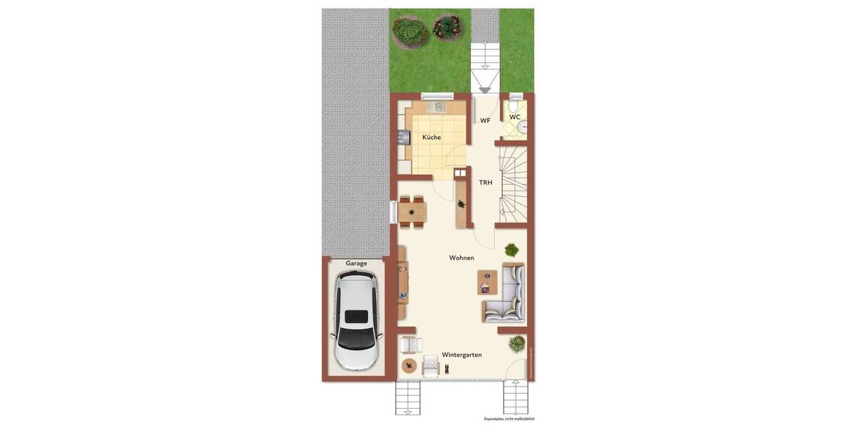 Reihenendhaus Erlangen Stadtrandsiedlung - 6 Zimmer, 131 m&sup2;, 499.000&euro; | Angebot:25671208