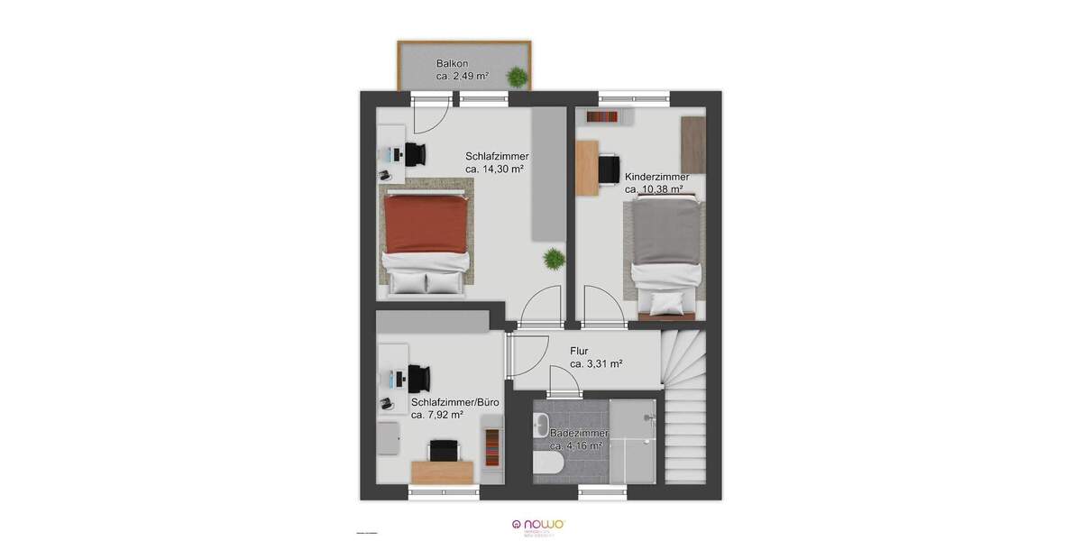 Reihenmittelhaus Braunschweig Völkenrode - 4 Zimmer, 92 m&sup2;, 242.000&euro; | Angebot:25627417