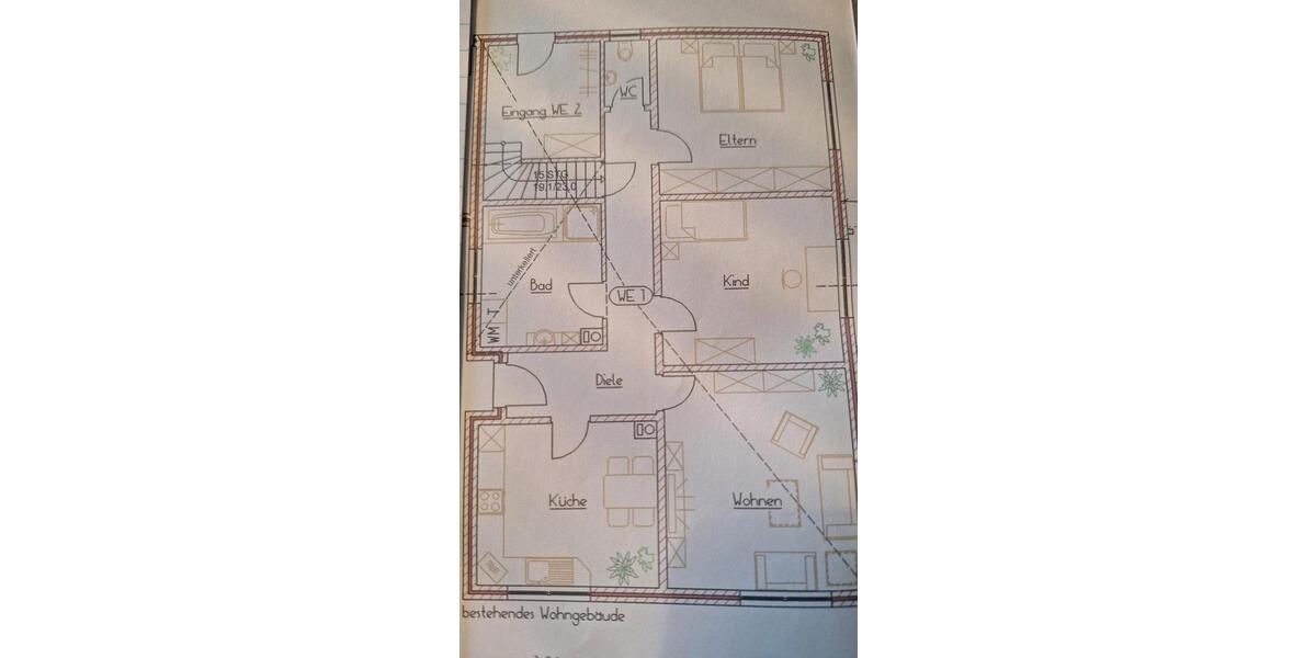 Hochparterre Blomberg - 3 Zimmer, 96 m&sup2;, 550&euro; | Angebot:26005654