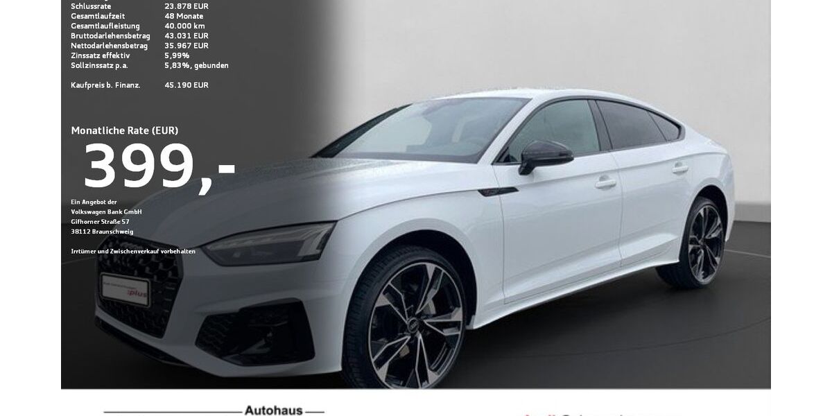 Audi A5 27.900 km 45.190 &euro; Ravensburg 88214