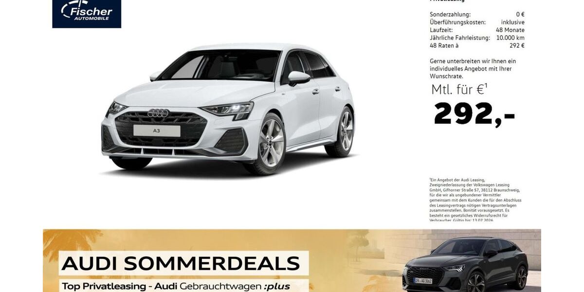 Audi A3 23.706 km 33.480 &euro; Neumarkt 92318