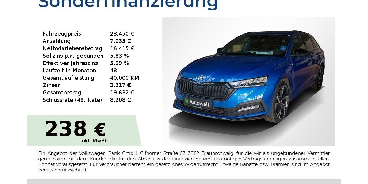 Skoda Octavia 76.340 km 23.450 € Nürnberg 90431