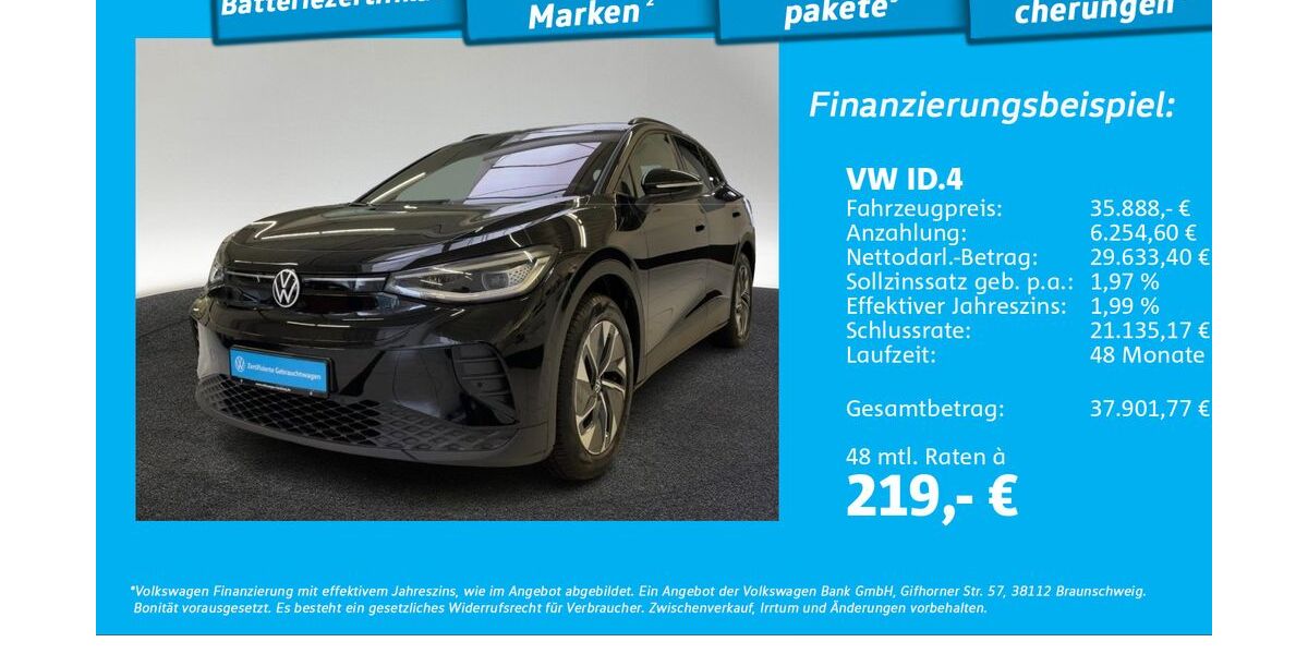 VW ID.4 8.236 km 34.888 &euro; Hamburg 22761